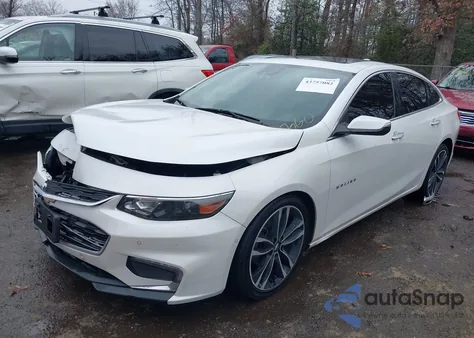 2016 Chevrolet Malibu Premier z USA, uszkodzony, nr VIN 1G1ZH5SX9GF357202
